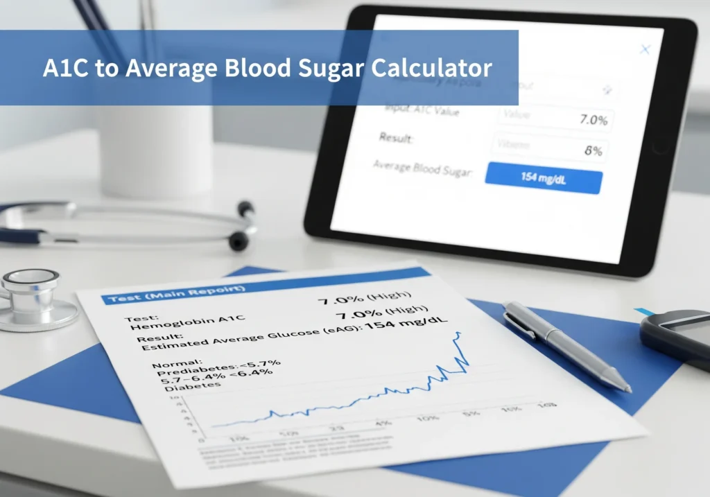 A1C to Average Blood Sugar Calculator