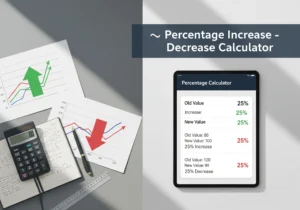 Percentage Increase – Decrease Calculator