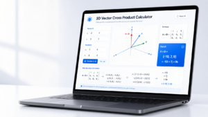 3D Vector Cross Product Calculator