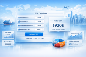 GDP calculator and economic insights
